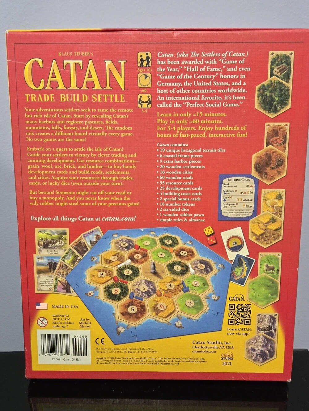 Catan Board Game Trade Build Settle